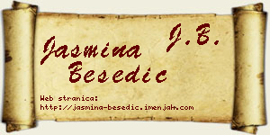 Jasmina Besedić vizit kartica
